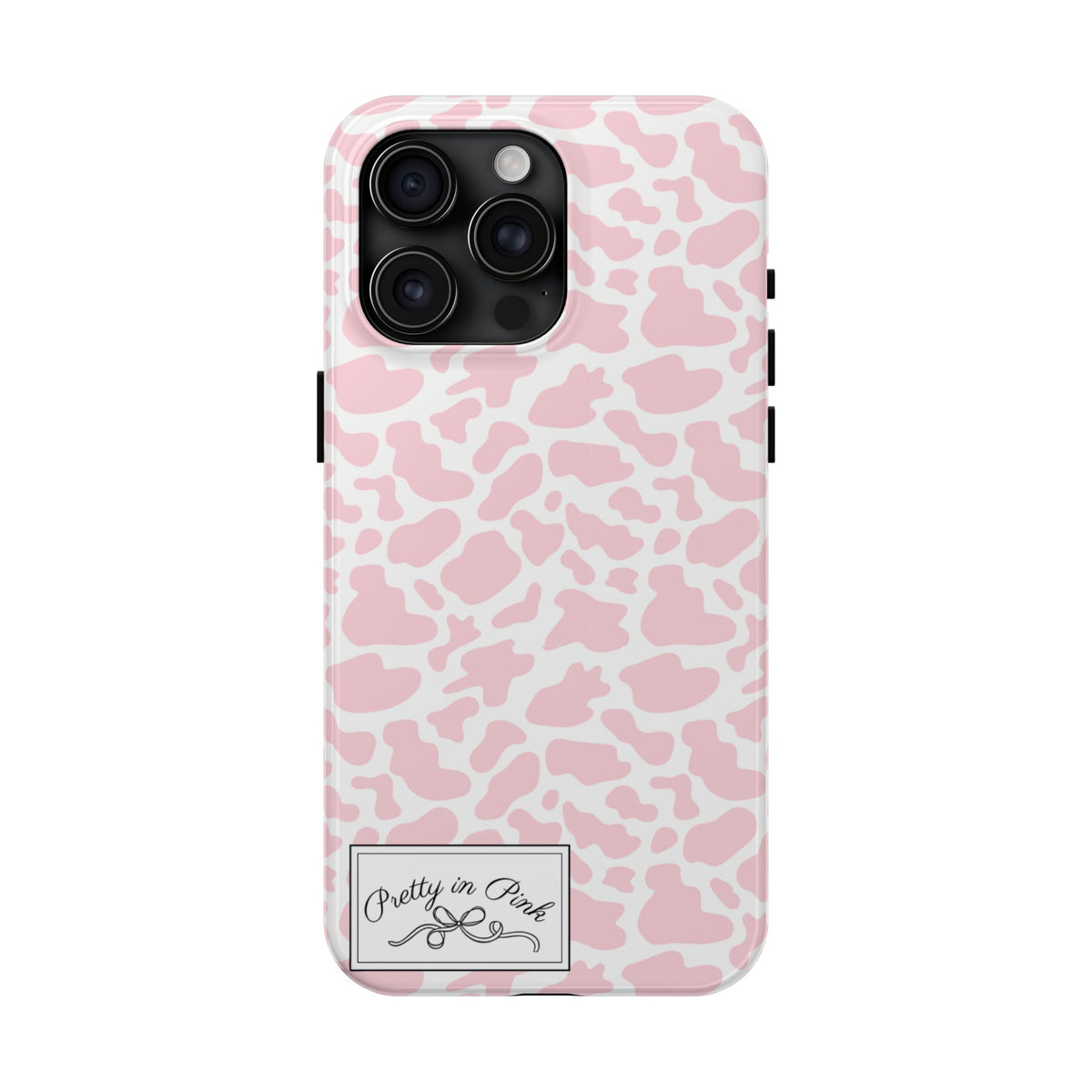 Pretty in Pink Cow Phone Case