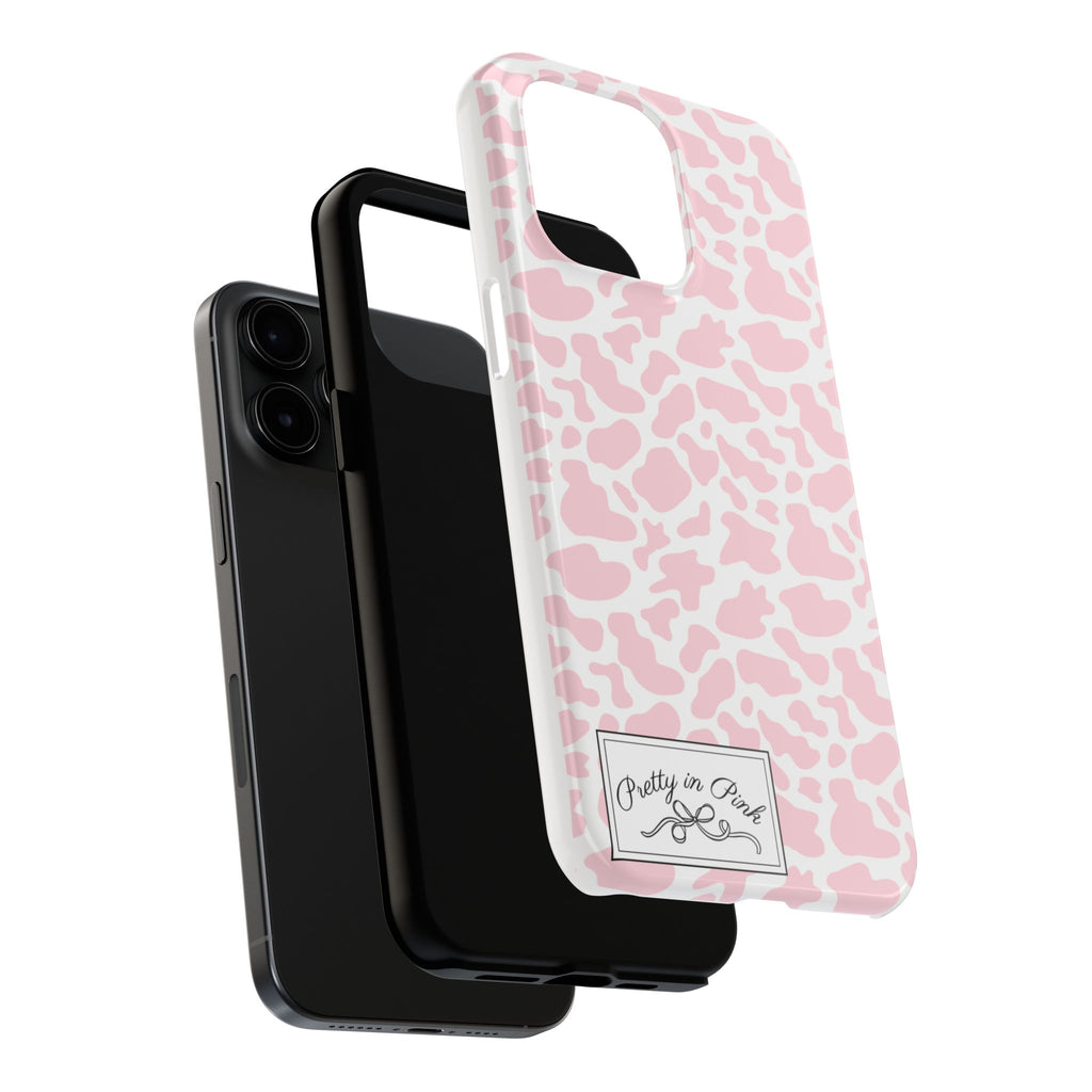 Pretty in Pink Cow Phone Case
