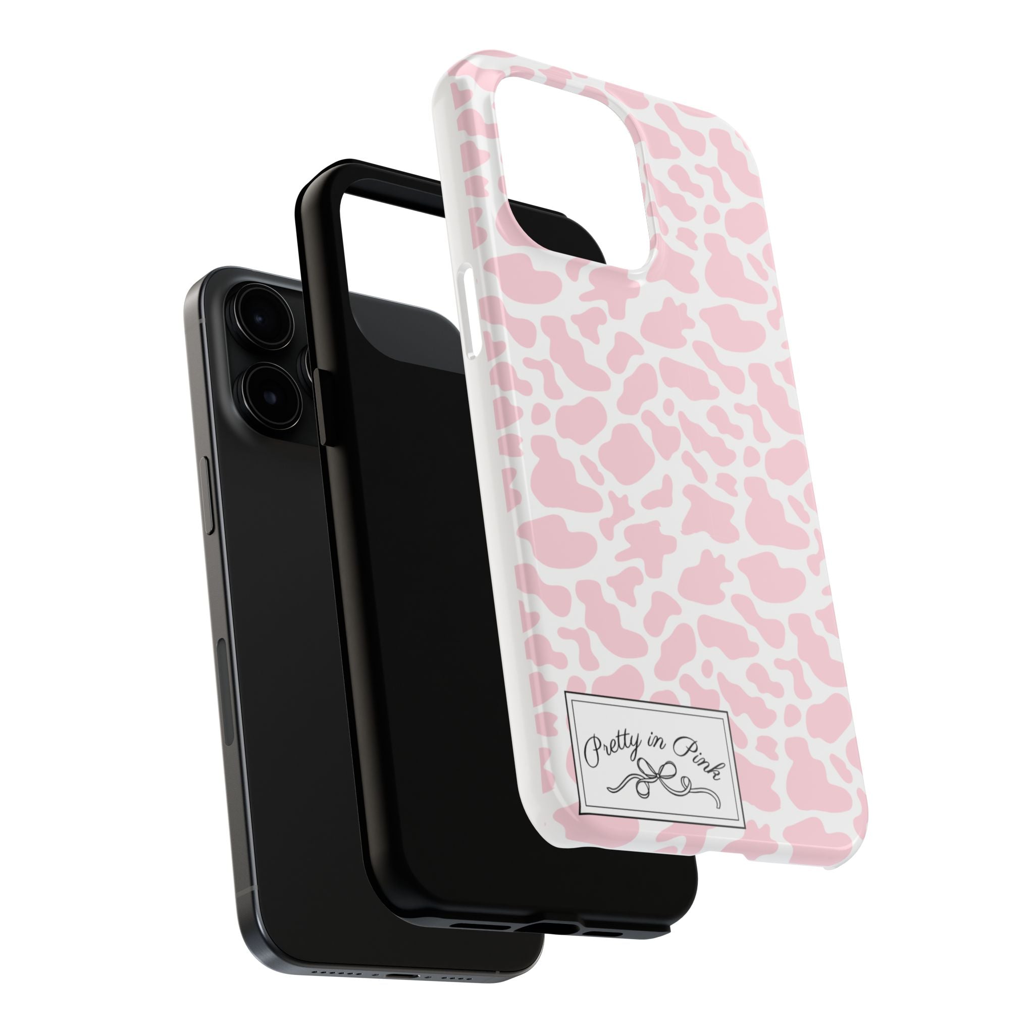 Pretty in Pink Cow Phone Case