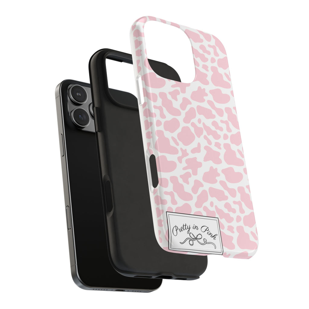 Pretty in Pink Cow Phone Case