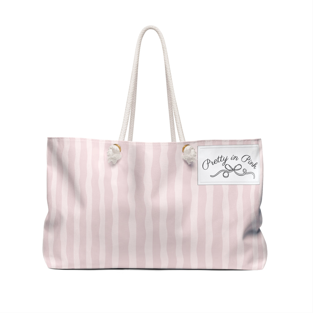 Pretty in Pink Lace Weekender Bag