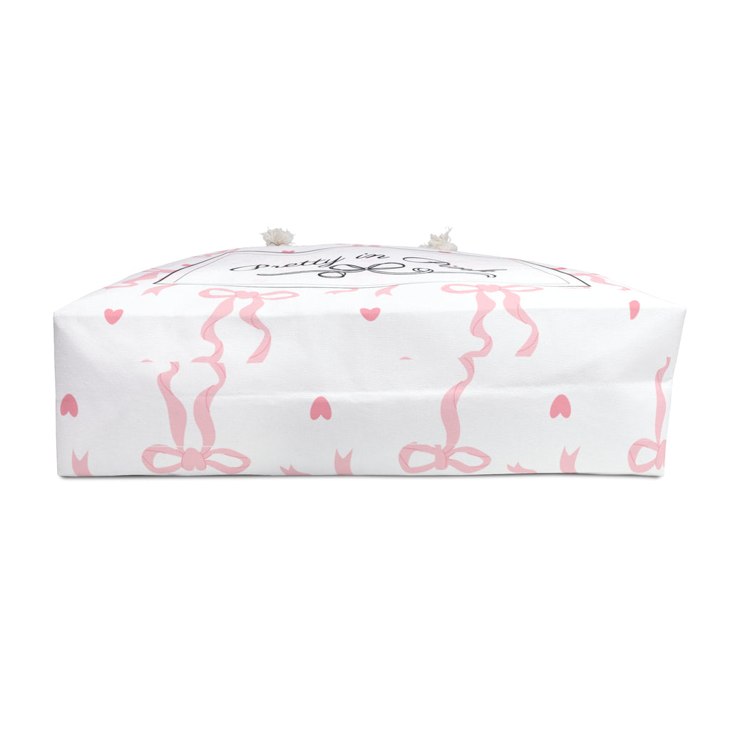 Pretty in Pink Bow Weekender Bag