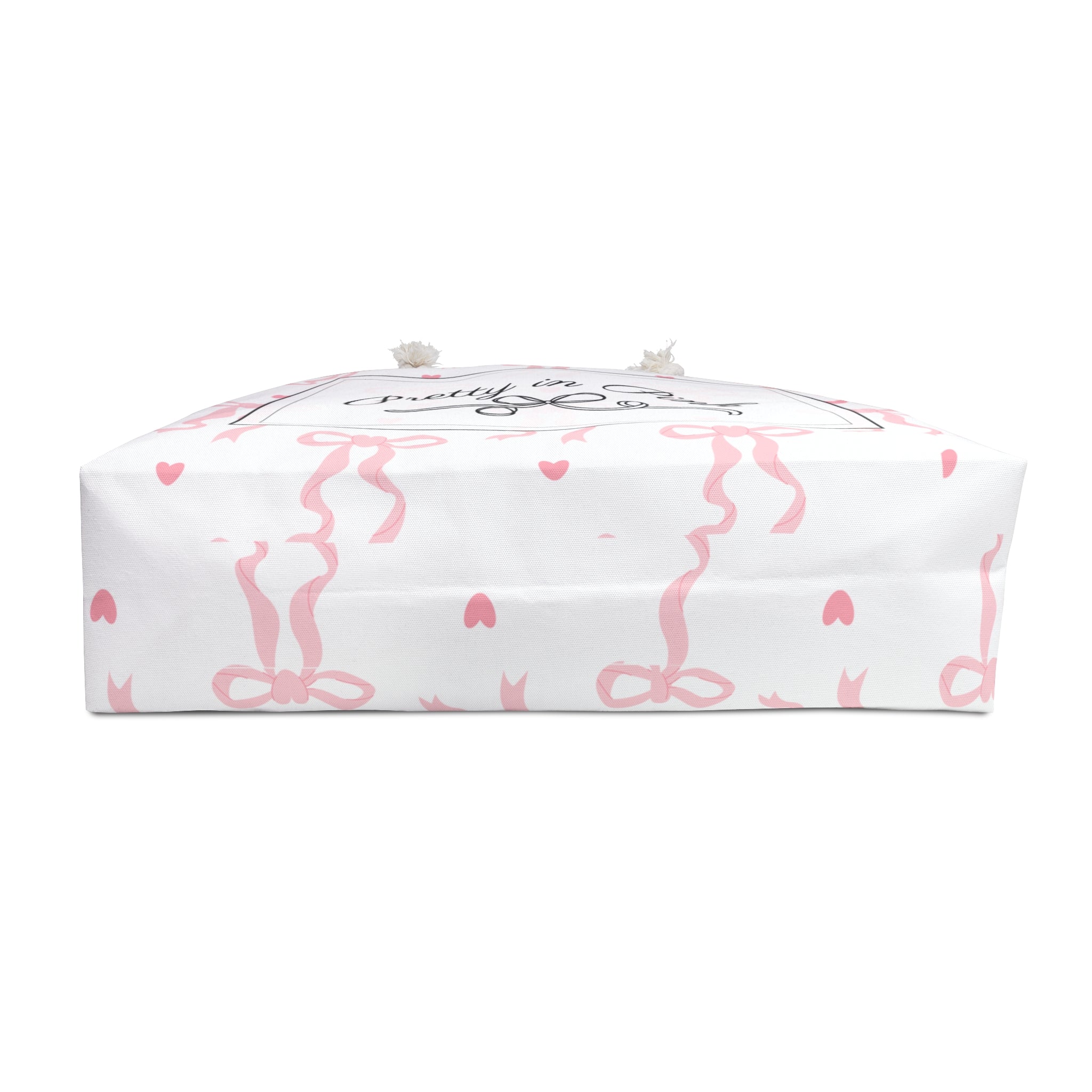 Pretty in Pink Bow Weekender Bag