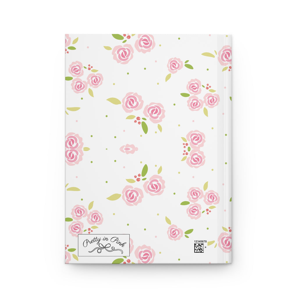 Pretty in Pink Floral Hardcover Journal