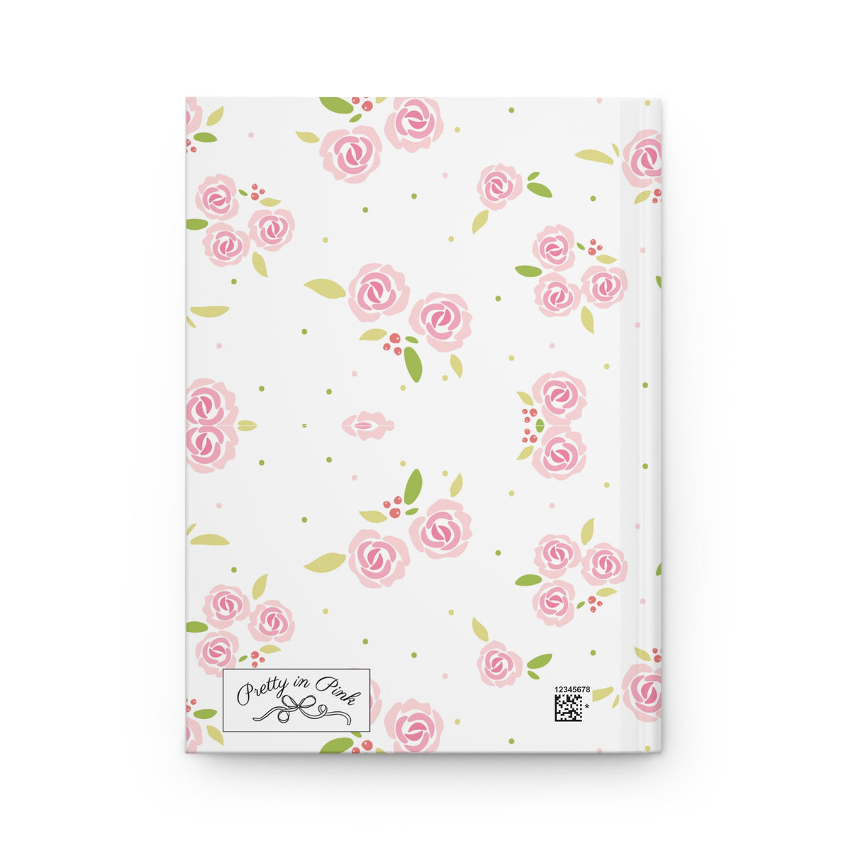 Pretty in Pink Floral Hardcover Journal