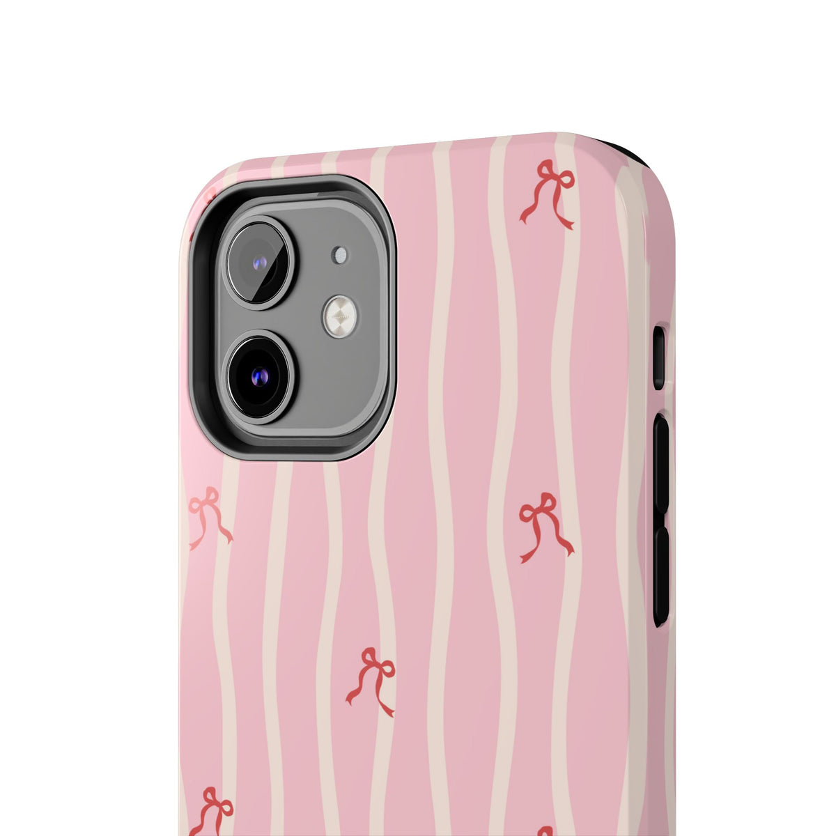 Pretty in Pink Striped Phone Case