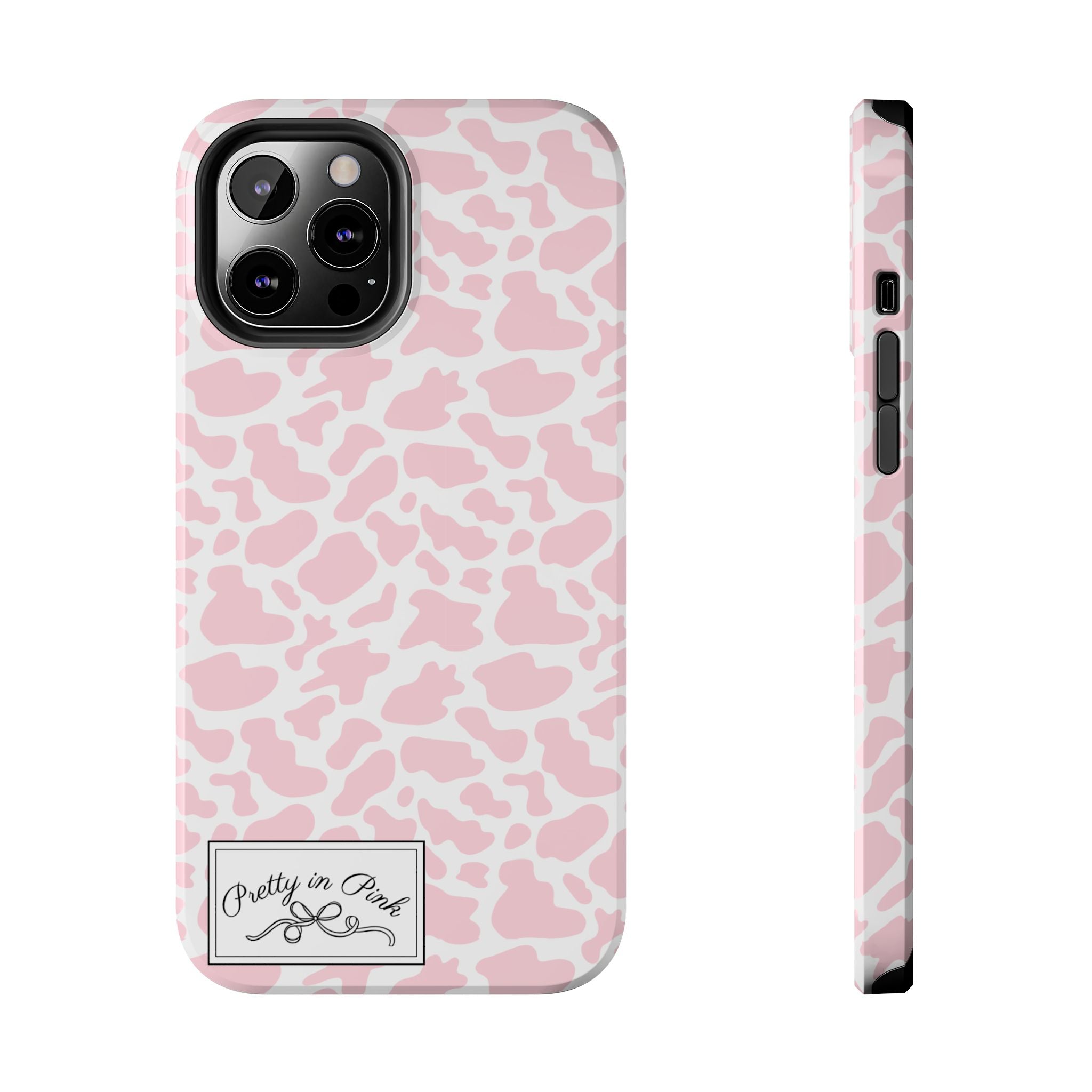 Pretty in Pink Cow Phone Case