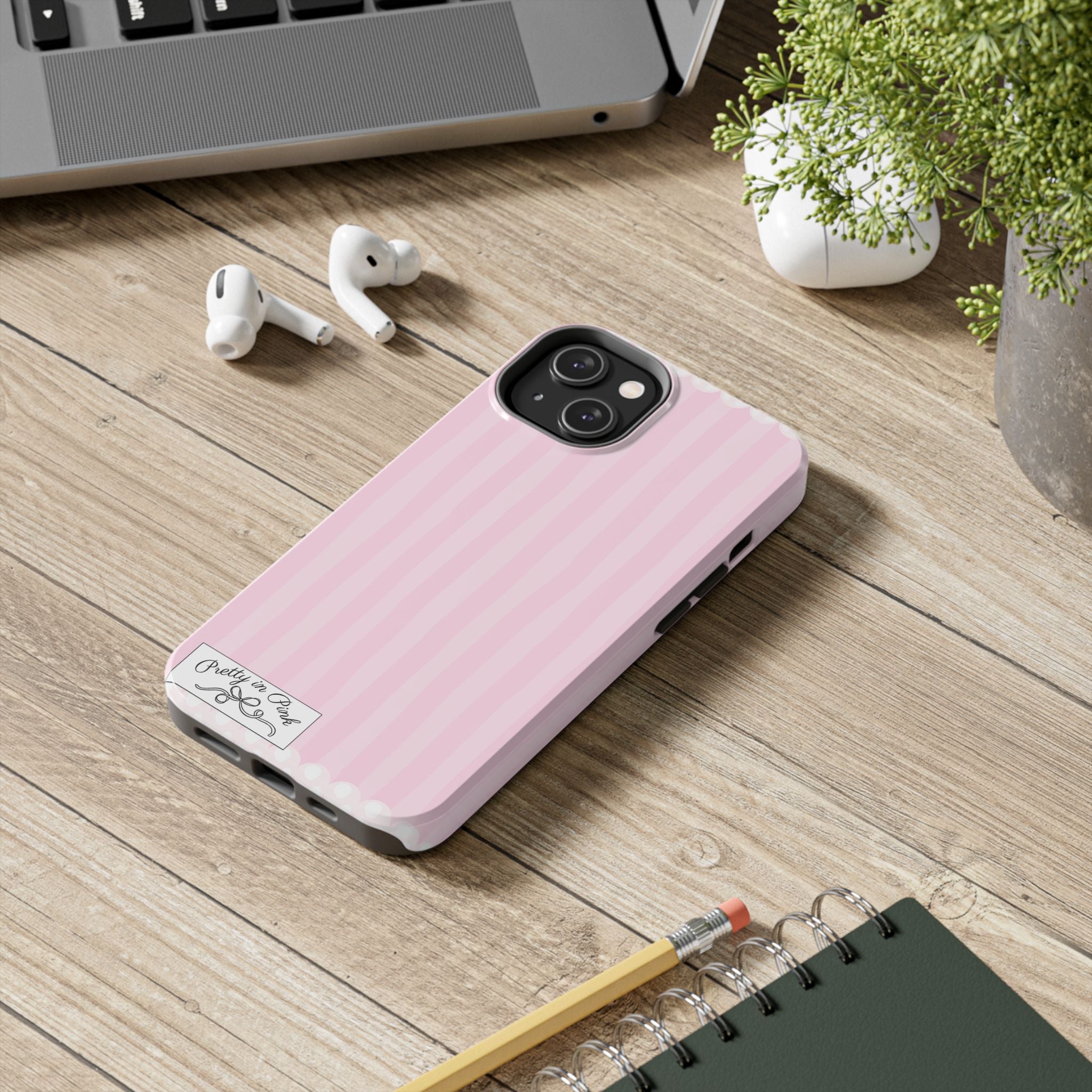 Pretty in Pink Pearl Phone Case
