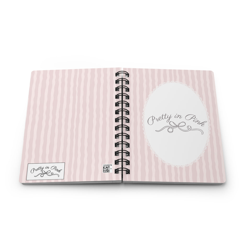 Pretty in Pink Lace Spiral Notebook