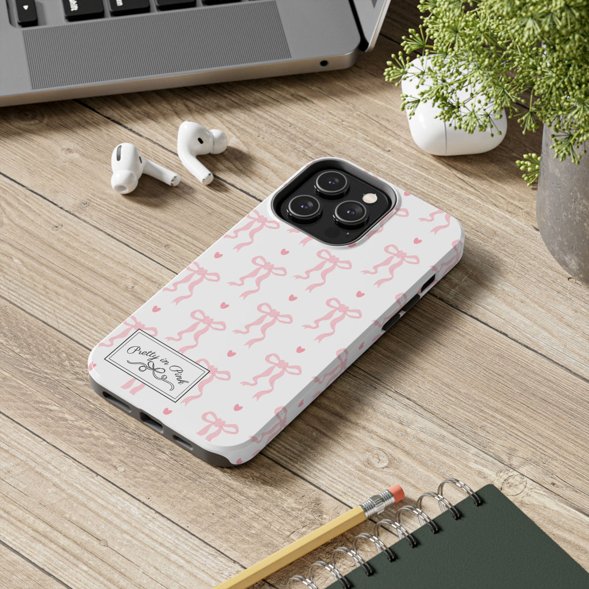 Pretty in Pink Bow Phone Case
