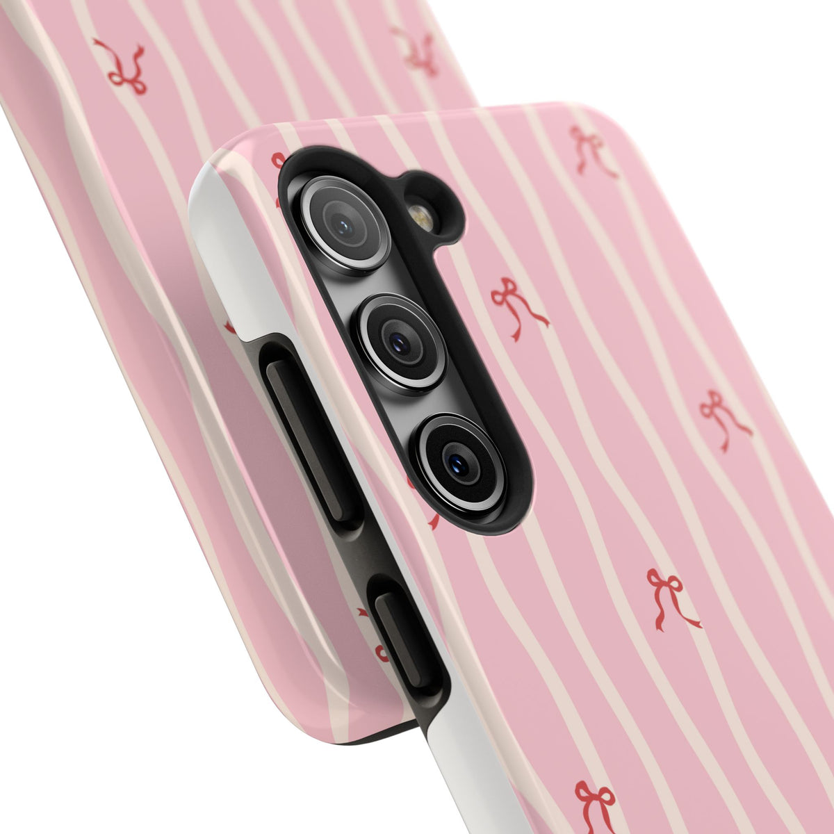 Pretty in Pink Striped Phone Case