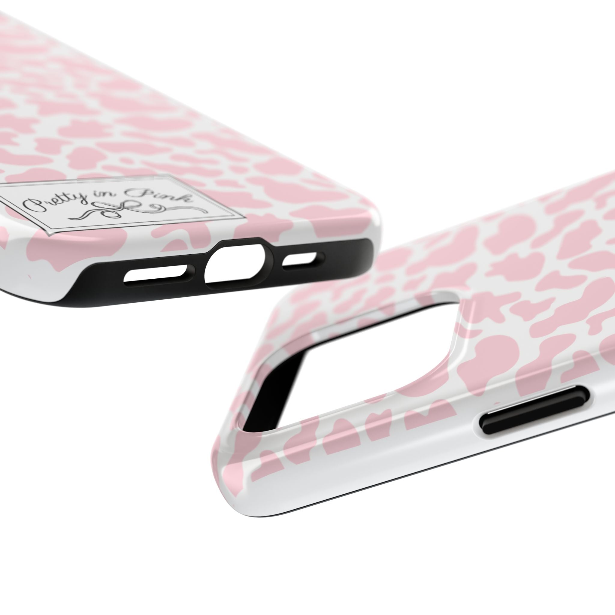 Pretty in Pink Cow Phone Case