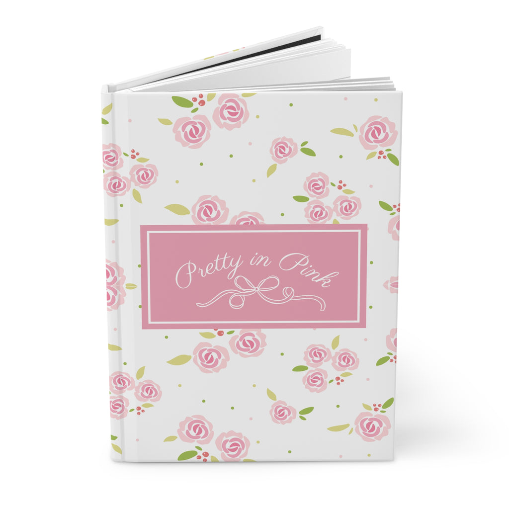Pretty in Pink Floral Hardcover Journal