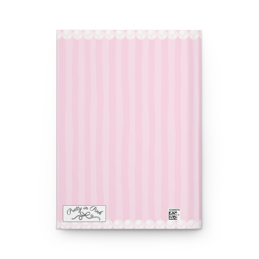 Pretty in Pink Pearl Hardcover Journal