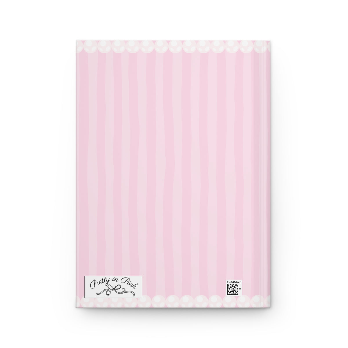 Pretty in Pink Pearl Hardcover Journal