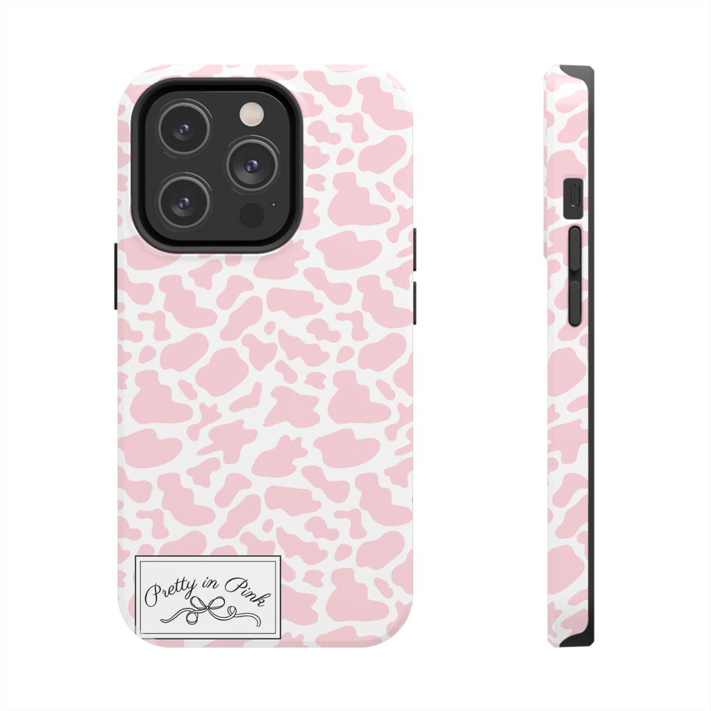 Pretty in Pink Cow Phone Case