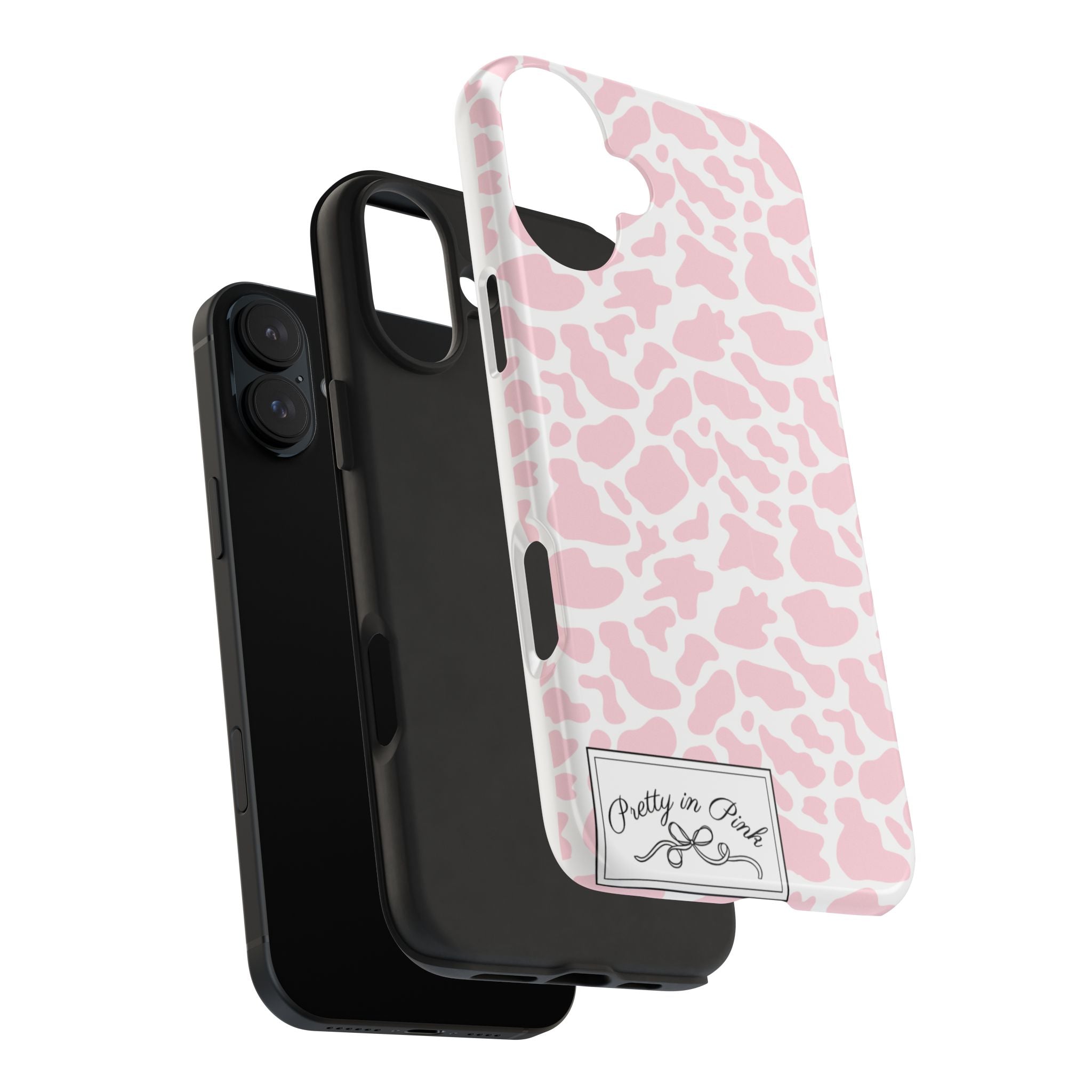 Pretty in Pink Cow Phone Case