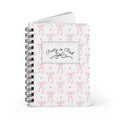 Pretty in Pink Bow Spiral Notebook