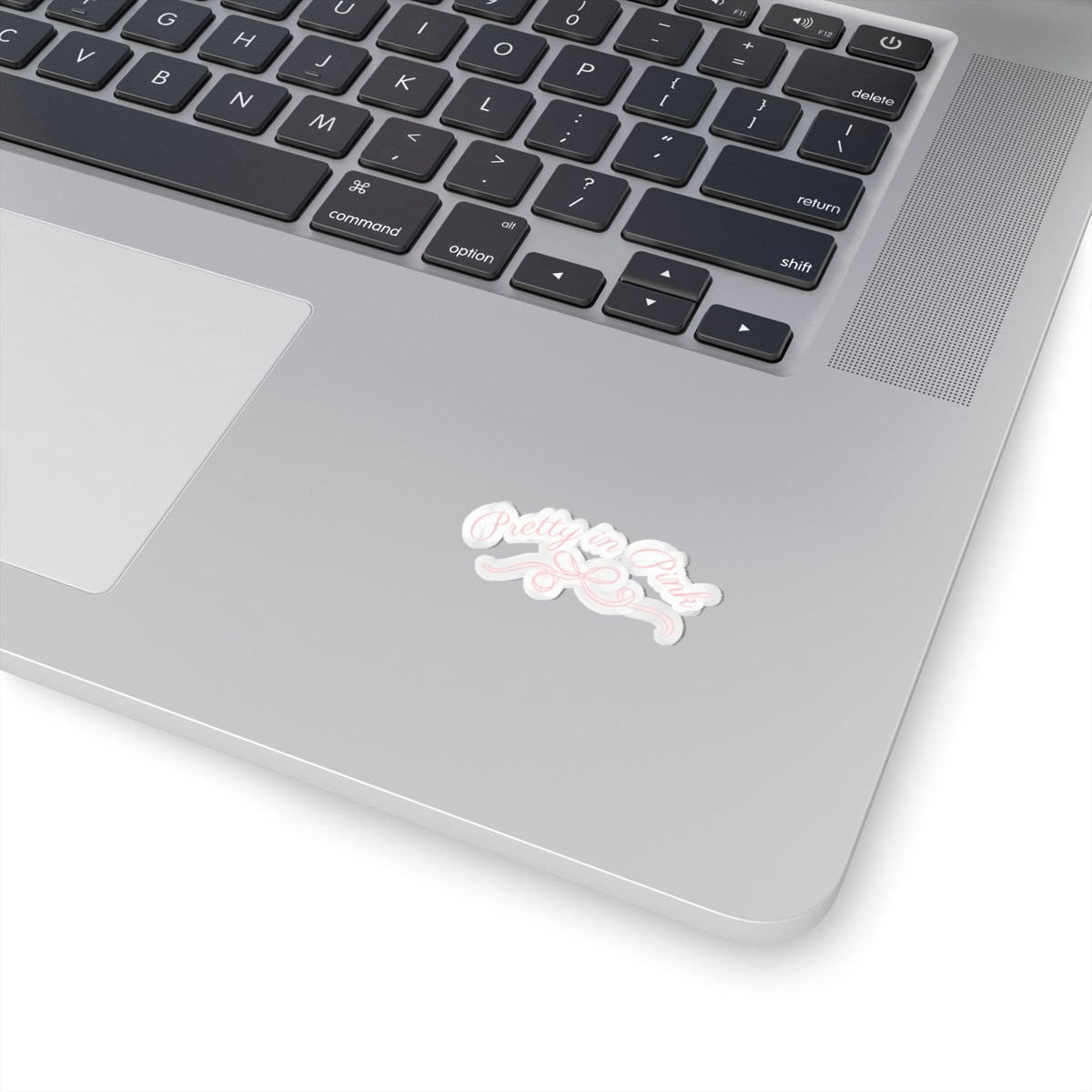 Pretty in Pink logo Sticker — Pink