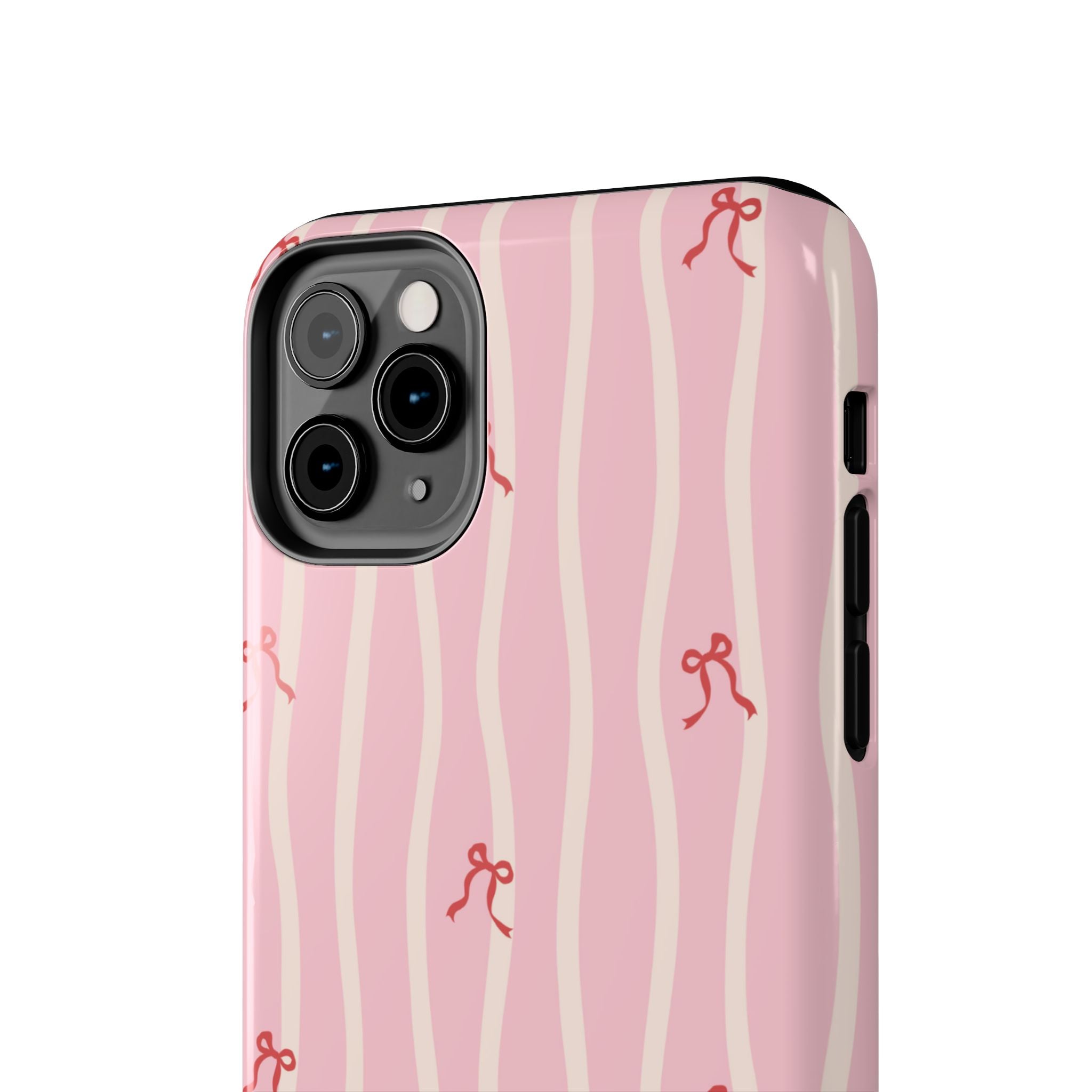 Pretty in Pink Striped Phone Case
