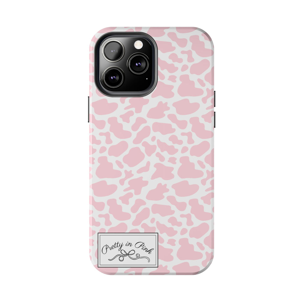 Pretty in Pink Cow Phone Case