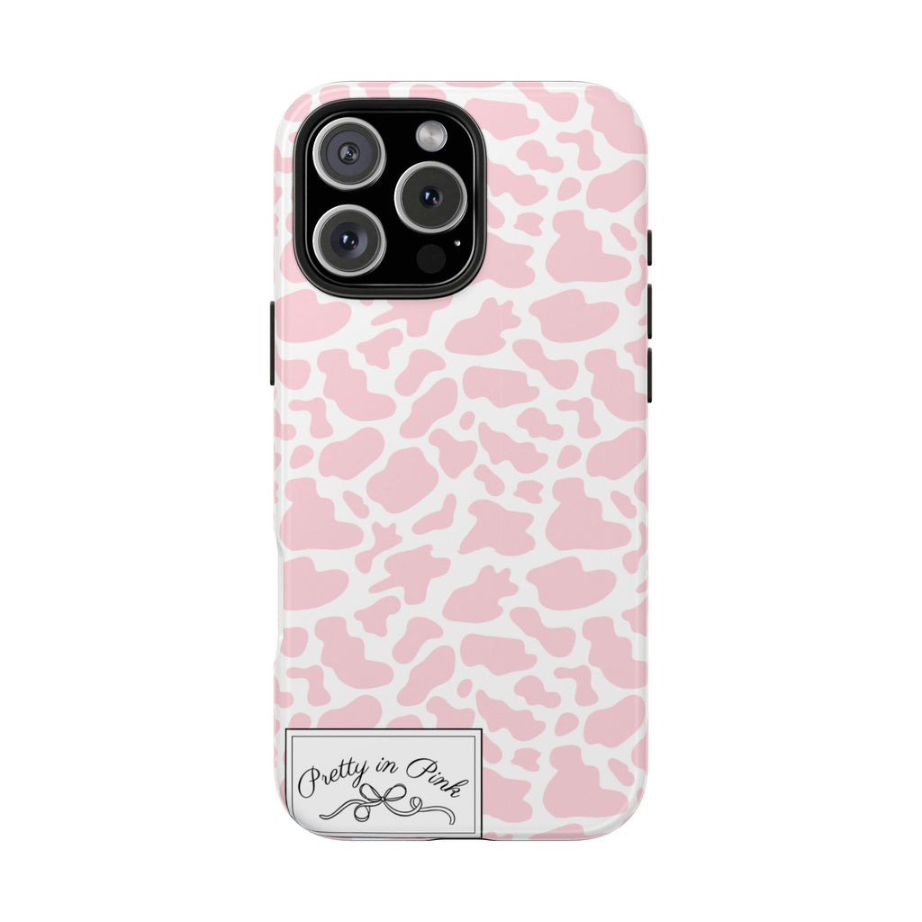Pretty in Pink Cow Phone Case