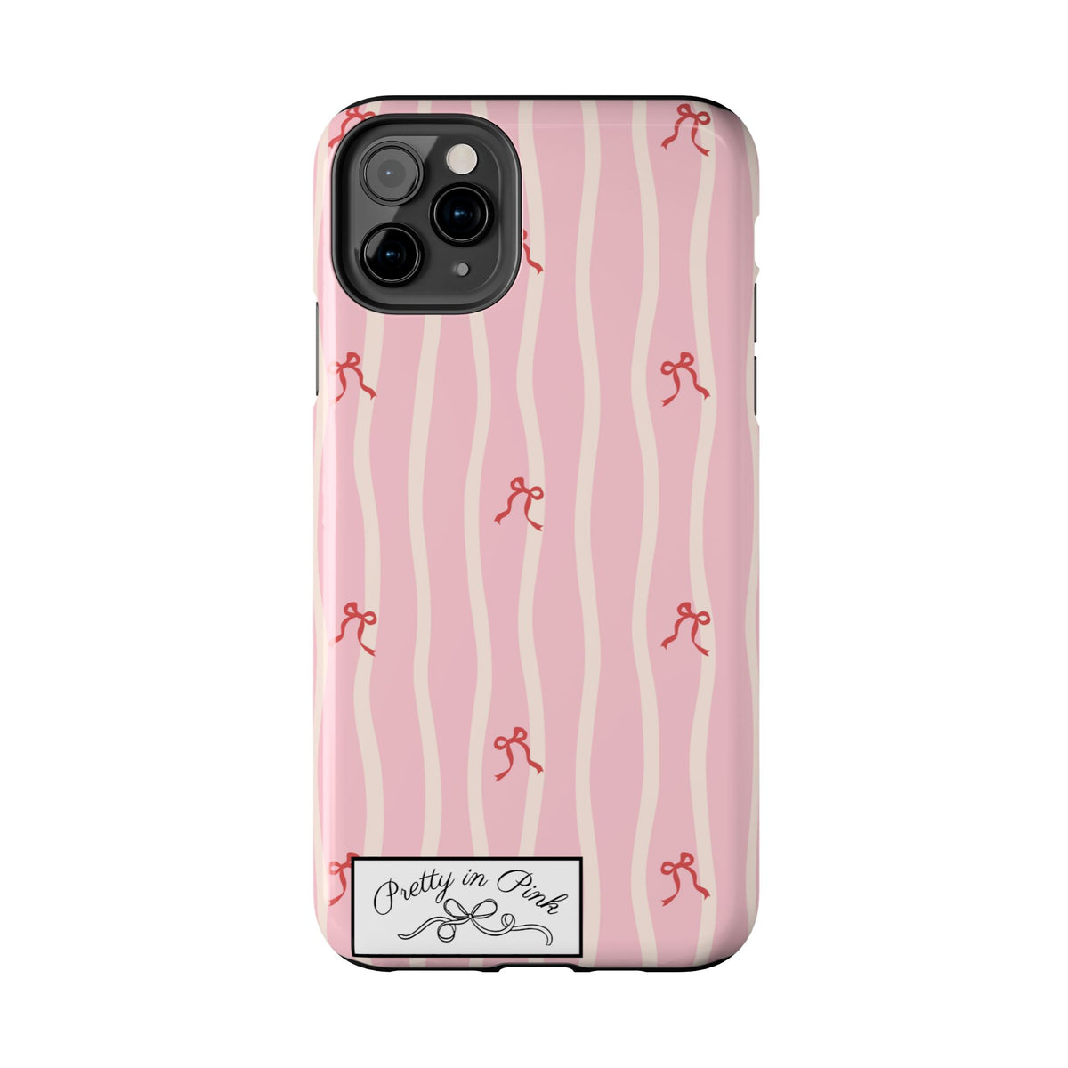 Pretty in Pink Striped Phone Case