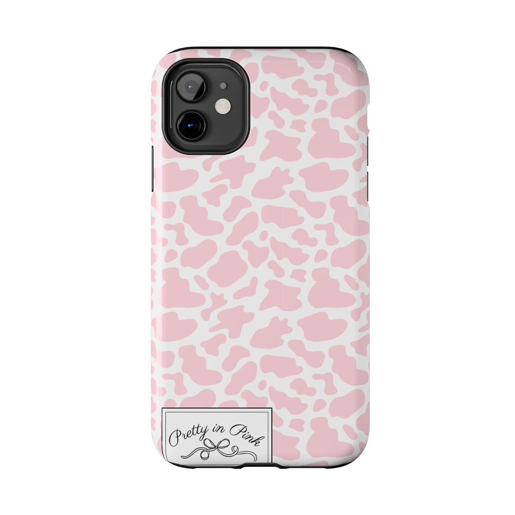 Pretty in Pink Cow Phone Case