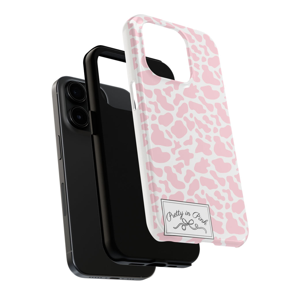 Pretty in Pink Cow Phone Case