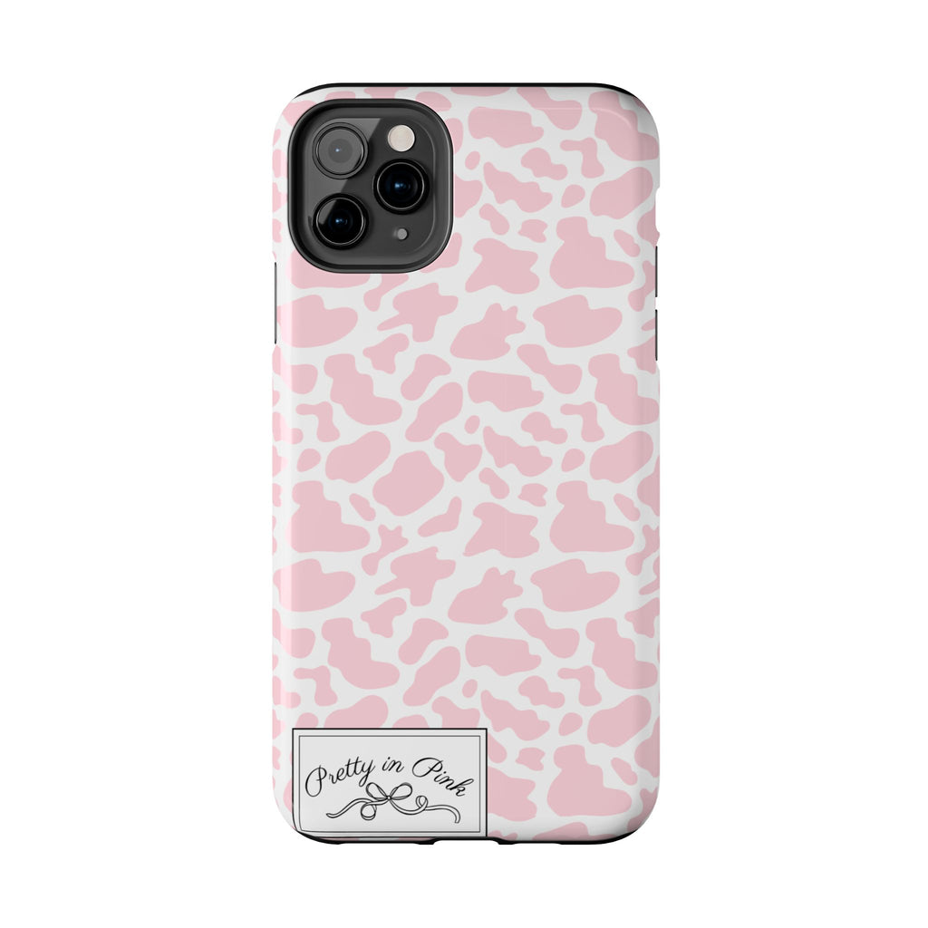 Pretty in Pink Cow Phone Case