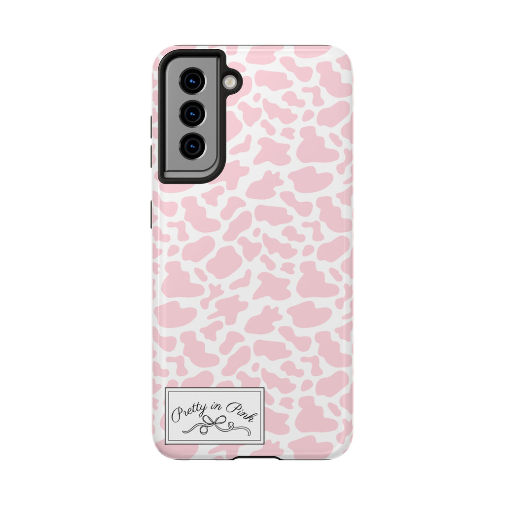 Pretty in Pink Cow Phone Case