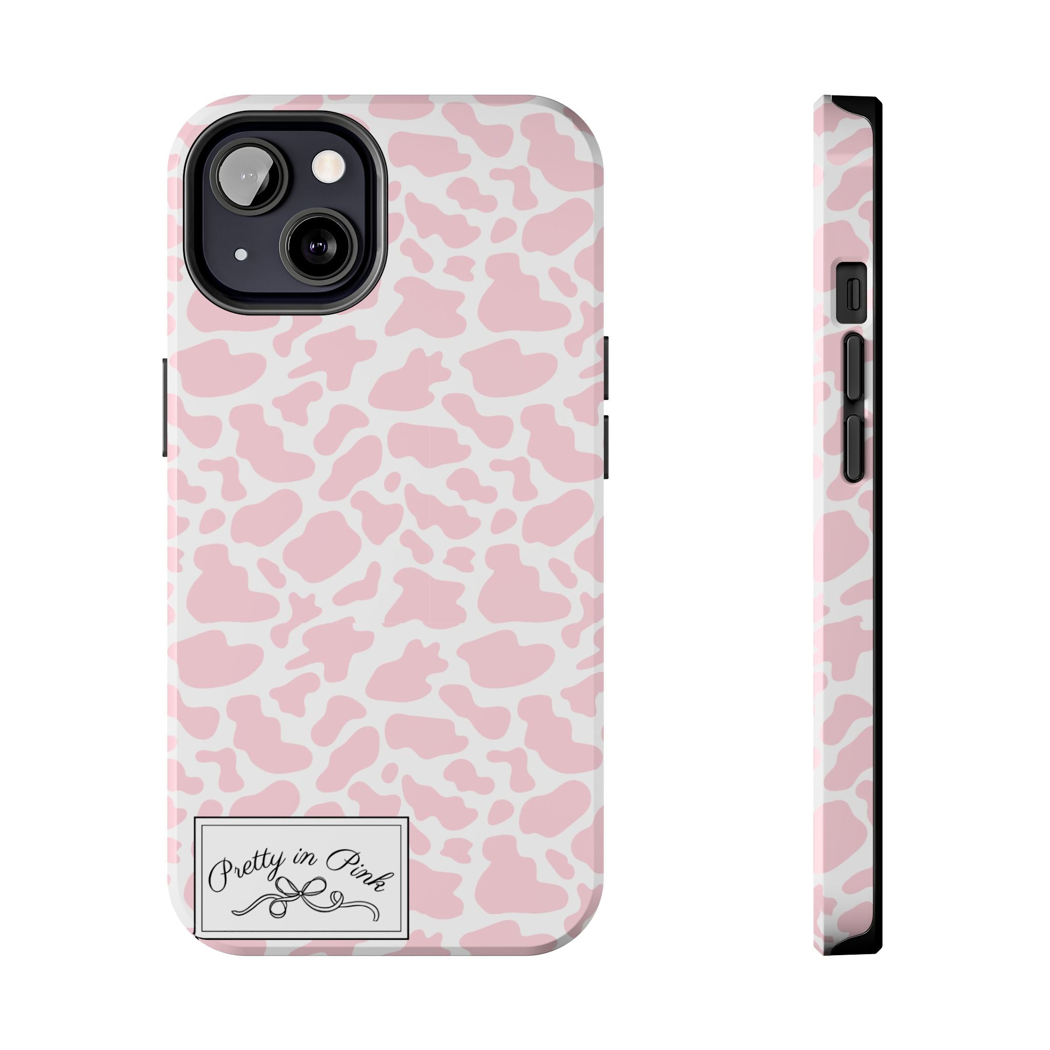 Pretty in Pink Cow Phone Case