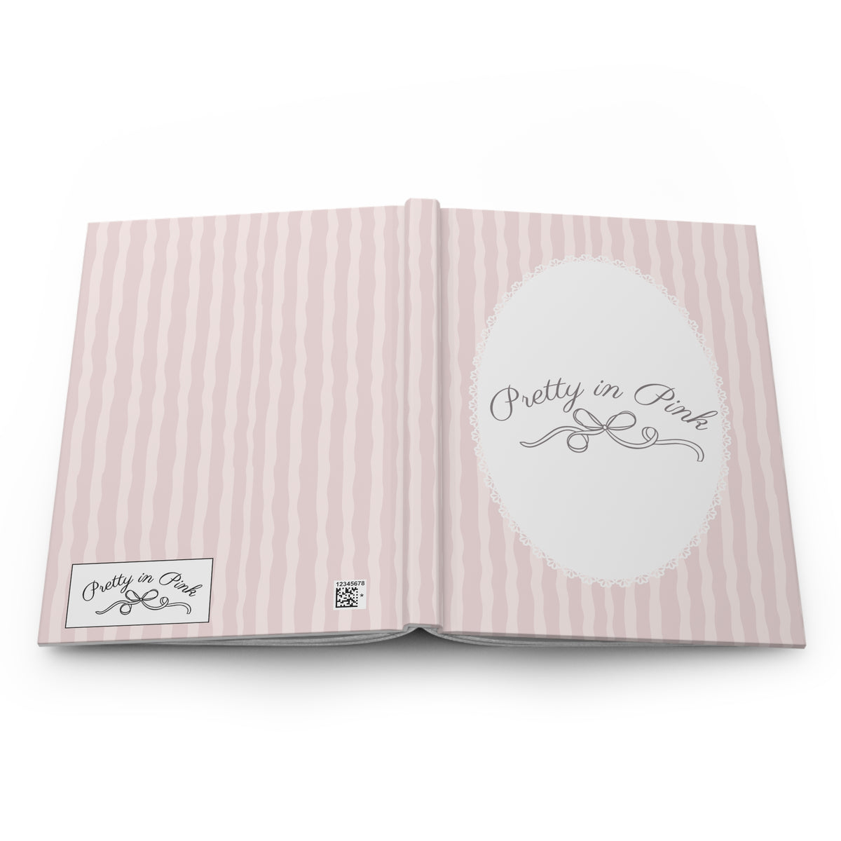 Pretty in Pink Lace Hardcover Journal