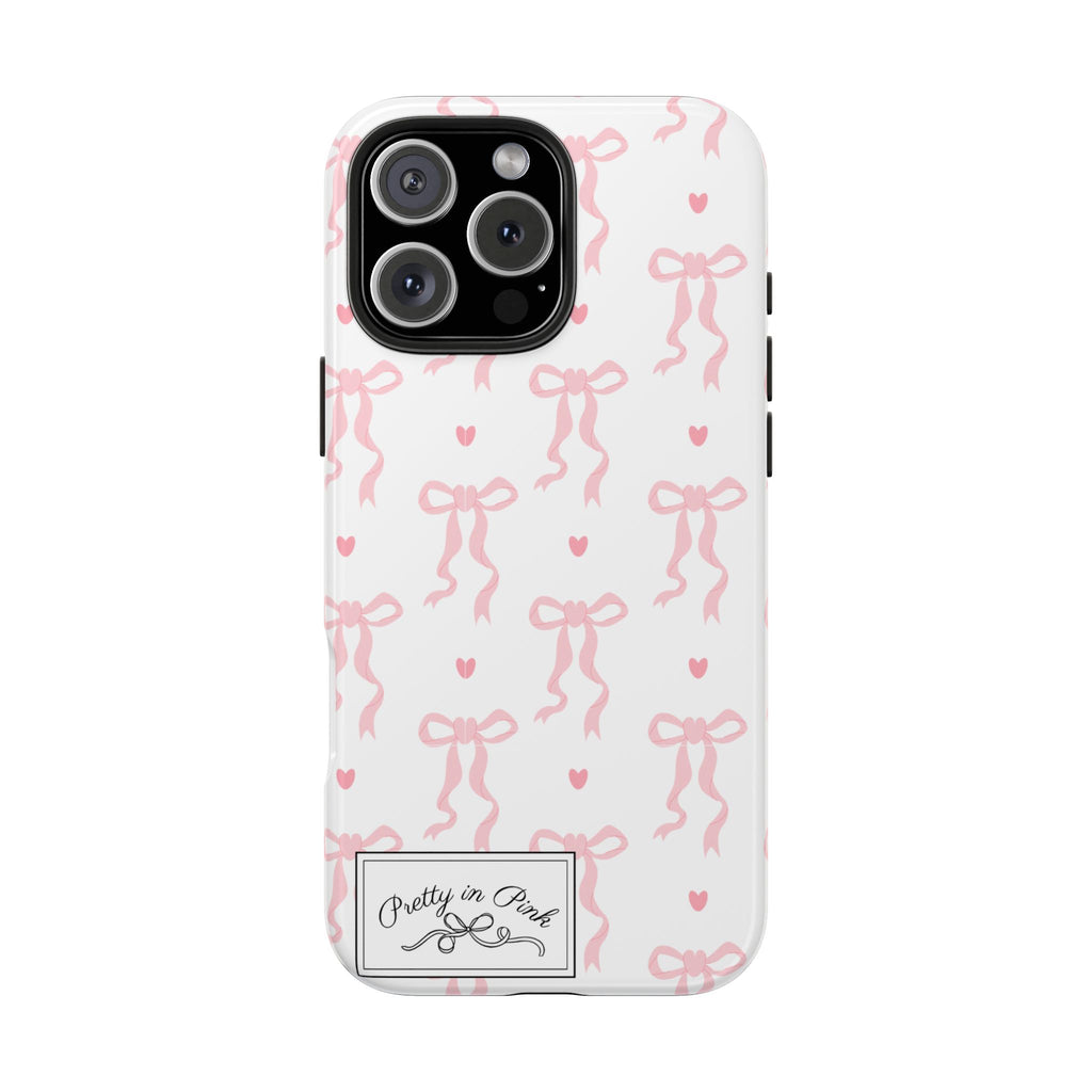 Pretty in Pink Bow Phone Case