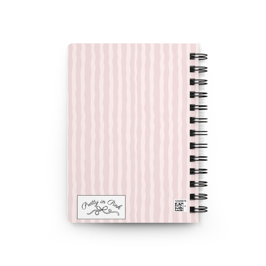 Pretty in Pink Lace Spiral Notebook