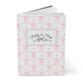 Pretty in Pink Bow Hardcover Journal