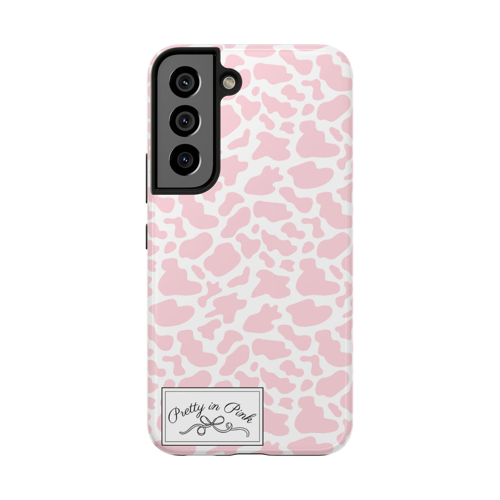 Pretty in Pink Cow Phone Case