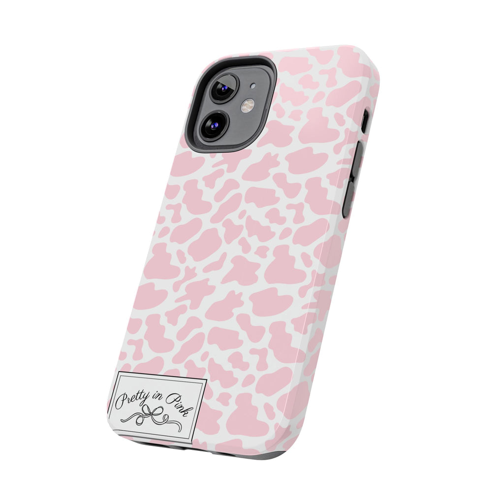 Pretty in Pink Cow Phone Case