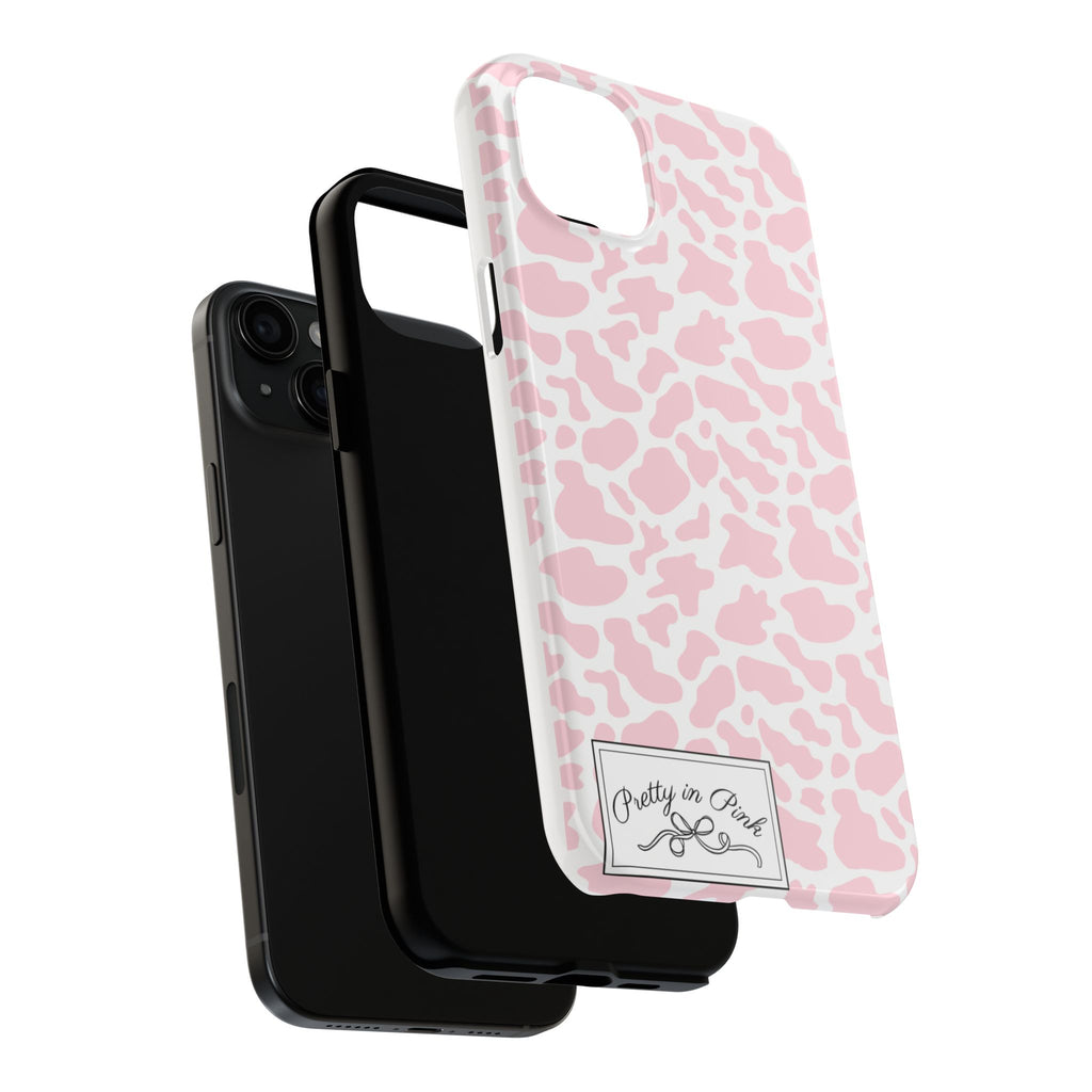 Pretty in Pink Cow Phone Case