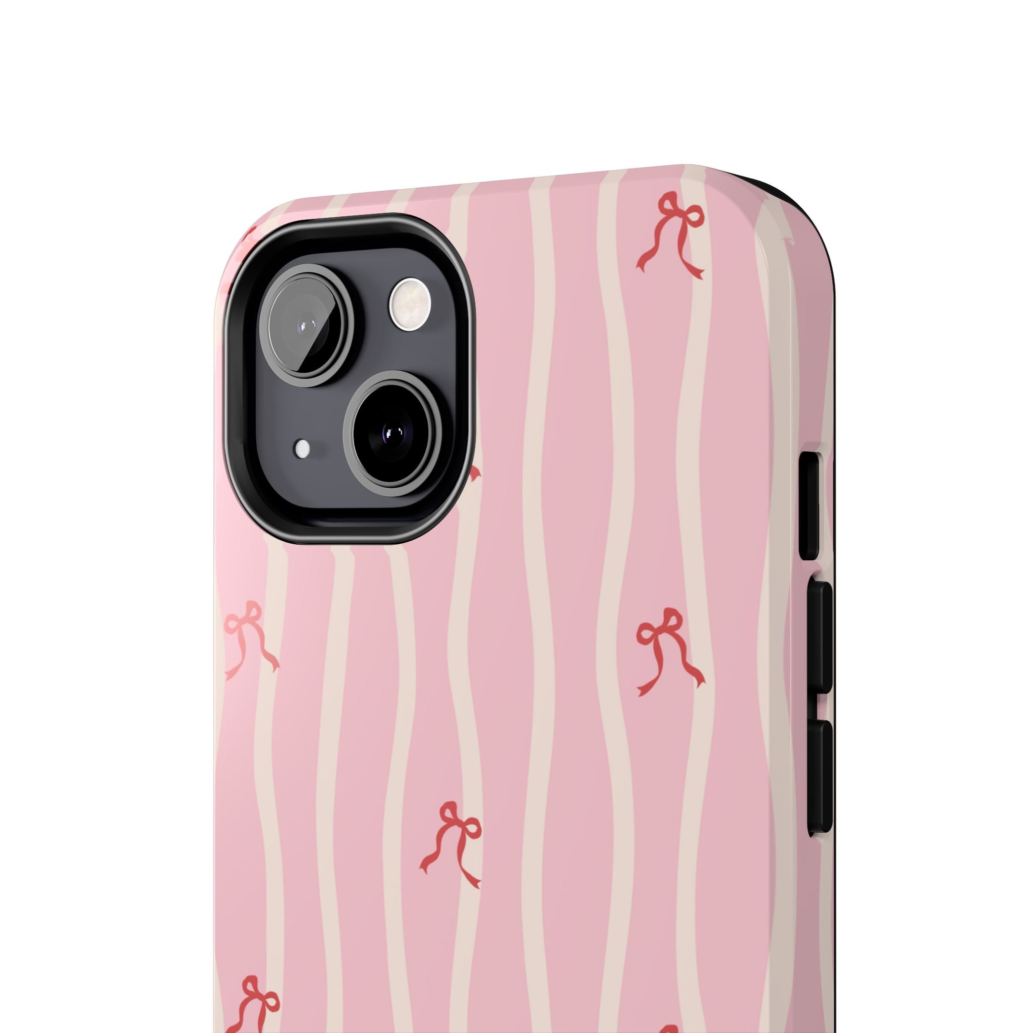 Pretty in Pink Striped Phone Case