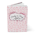Pretty in Pink Cow Hardcover Journal