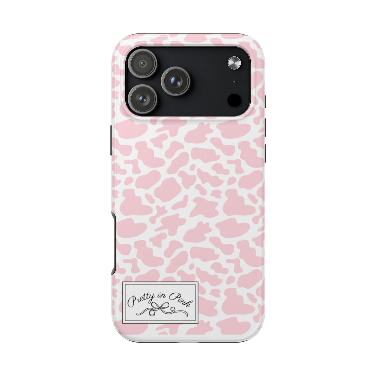 Pretty in Pink Cow Phone Case