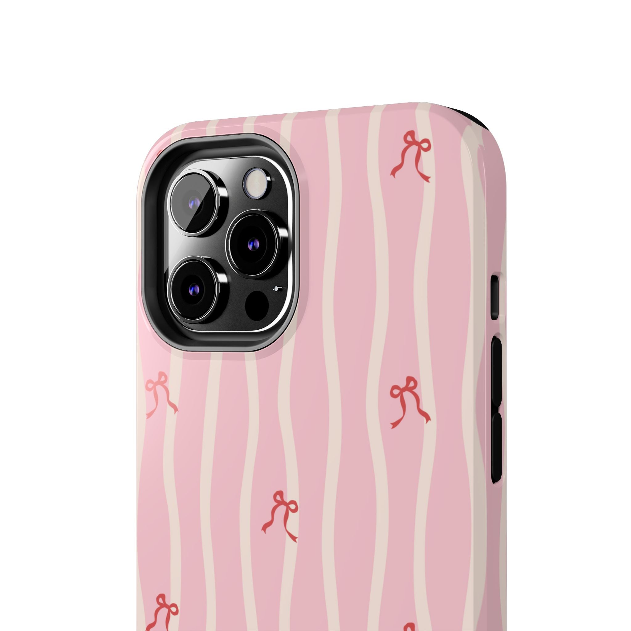 Pretty in Pink Striped Phone Case