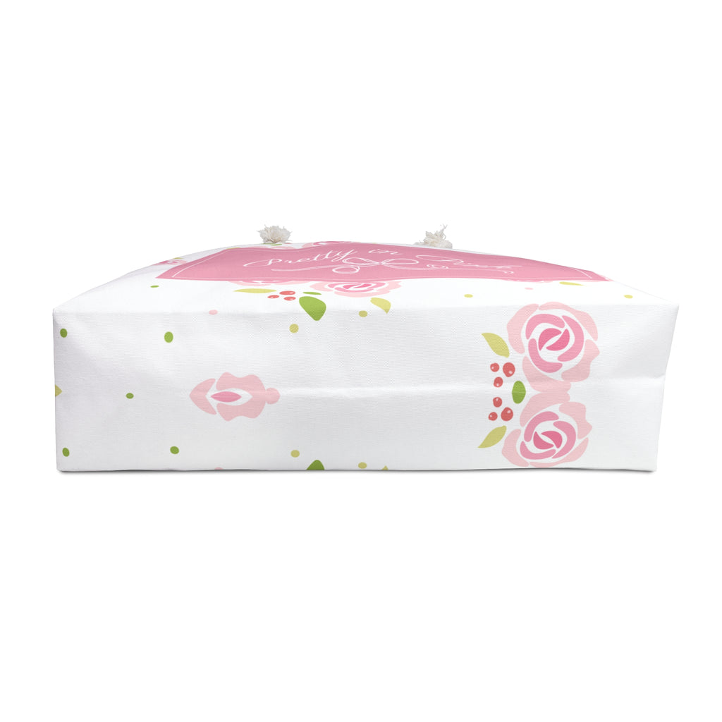 Pretty in Pink Floral Weekender Bag