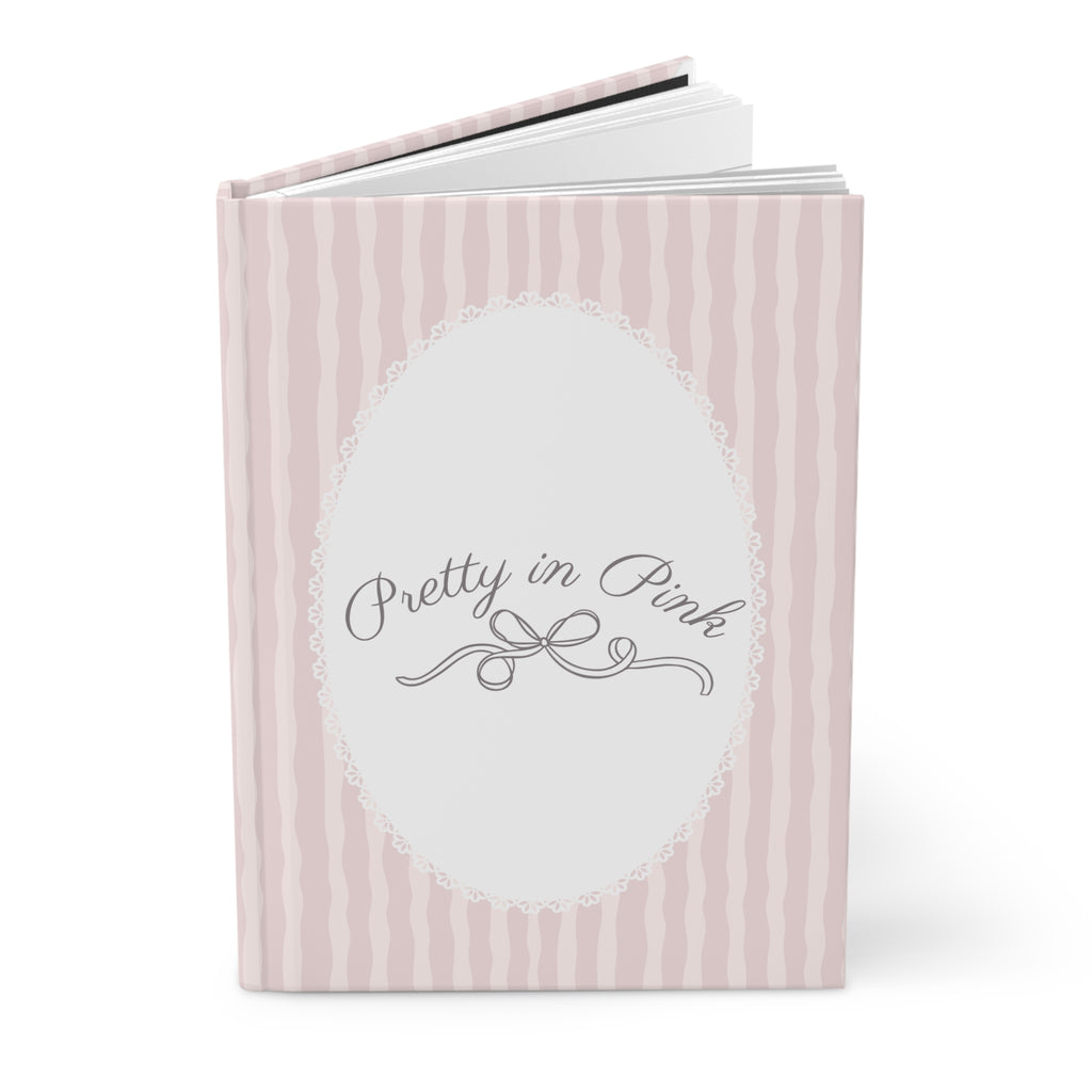 Pretty in Pink Lace Hardcover Journal