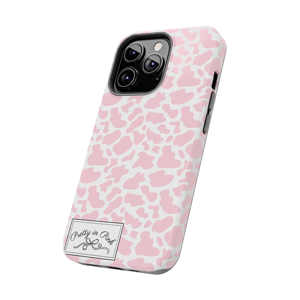 Pretty in Pink Cow Phone Case